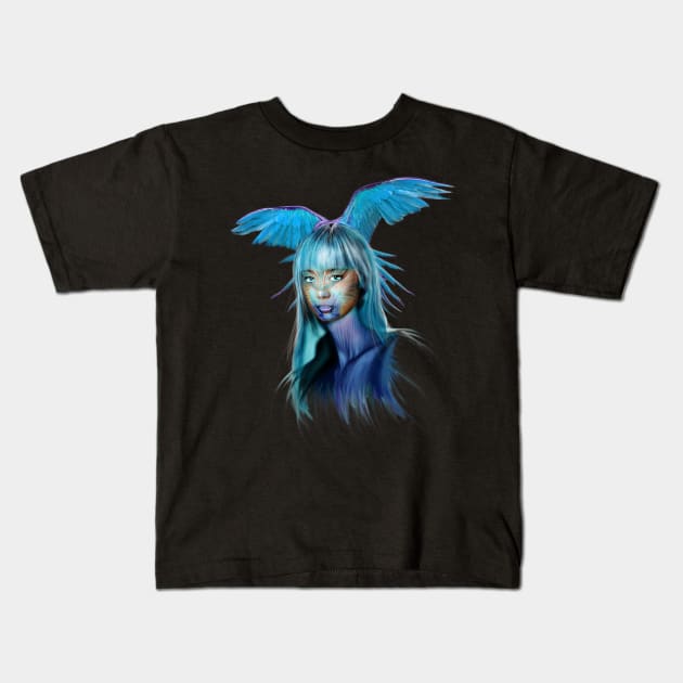 RAINFOREST GODDESS Kids T-Shirt by KARMADESIGNER T-SHIRT SHOP